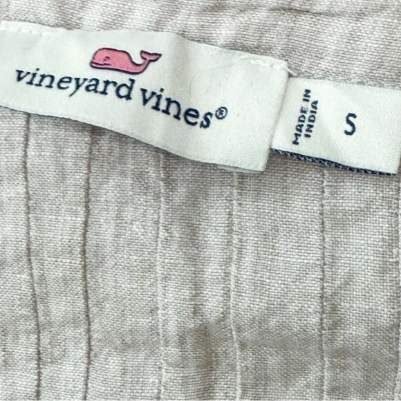 Vineyard Vines Linen Pintuck Cover Up Dress Size Small - Picture 5 of 12